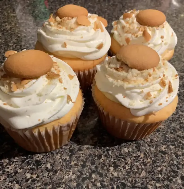 Jumbo Banana Pudding Cupcake