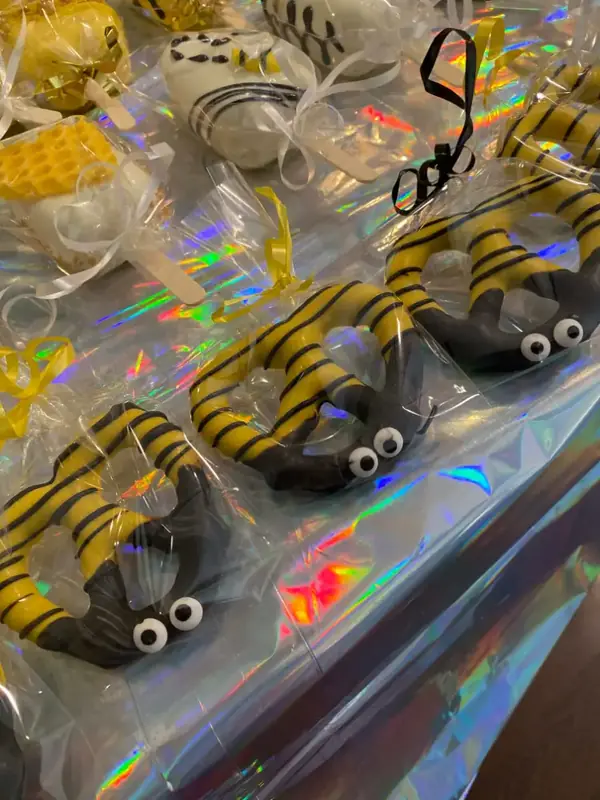 Themed Dipped Pretzels